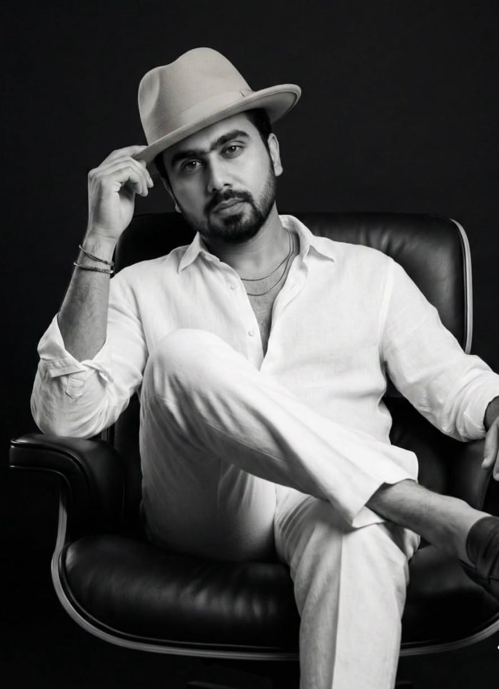 Dark aesthetic portrait